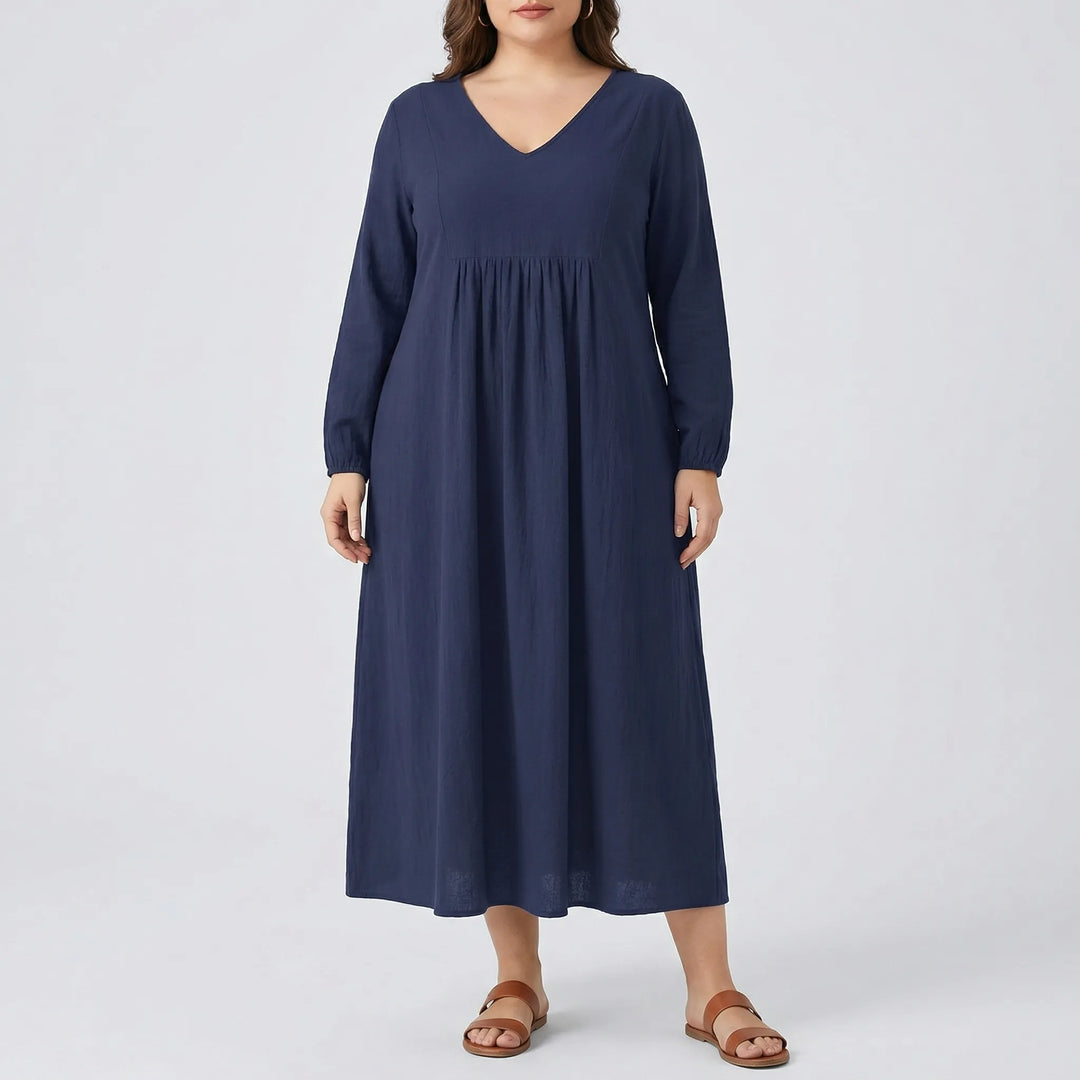 Plus-Size Casual Everyday Dress - Marlene