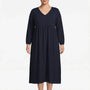 Plus-Size Casual Everyday Dress - Marlene