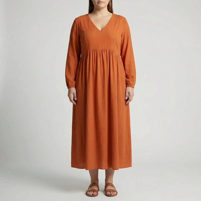 Plus-Size Casual Everyday Dress - Marlene