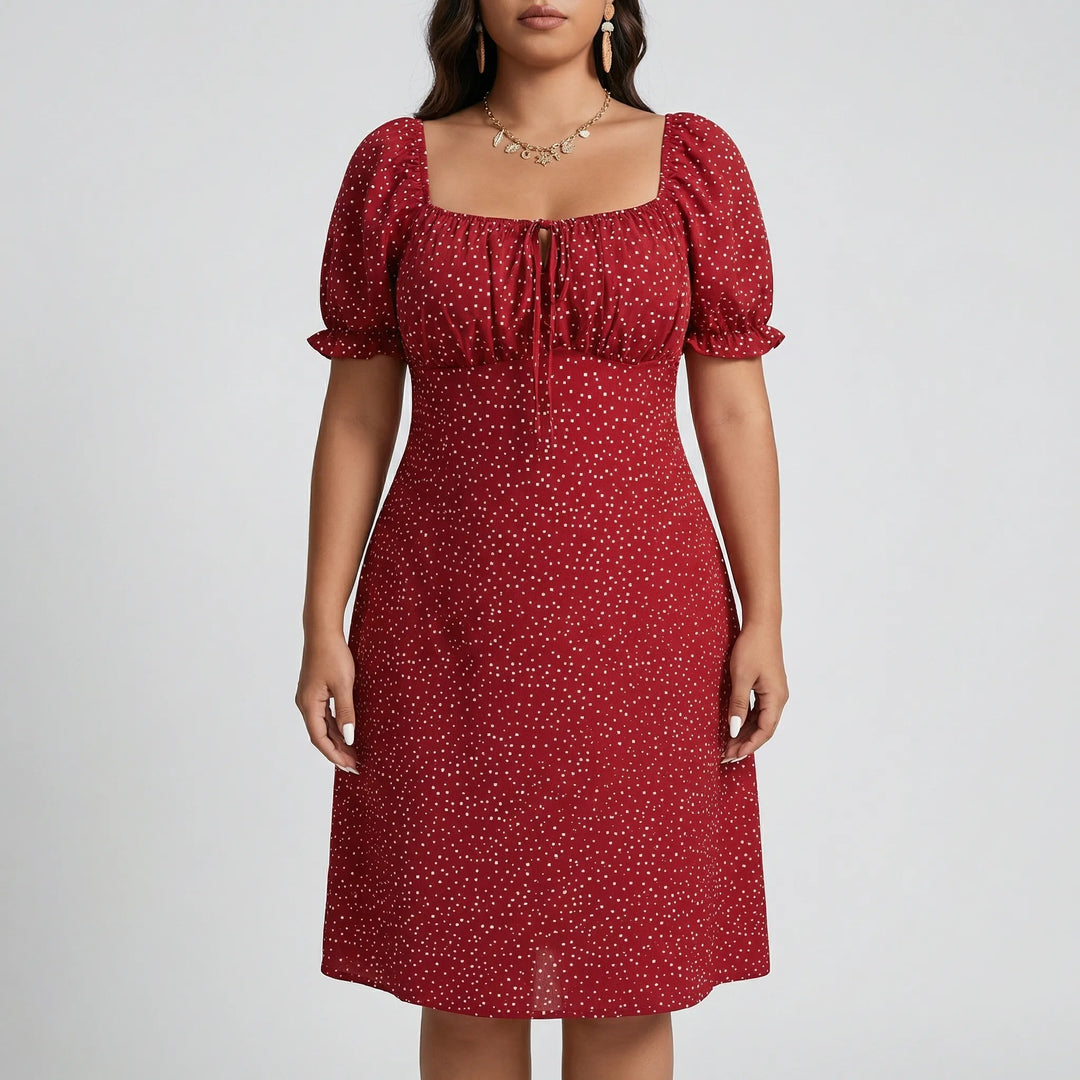 Plus-Size Casual Work Dress - Cindy
