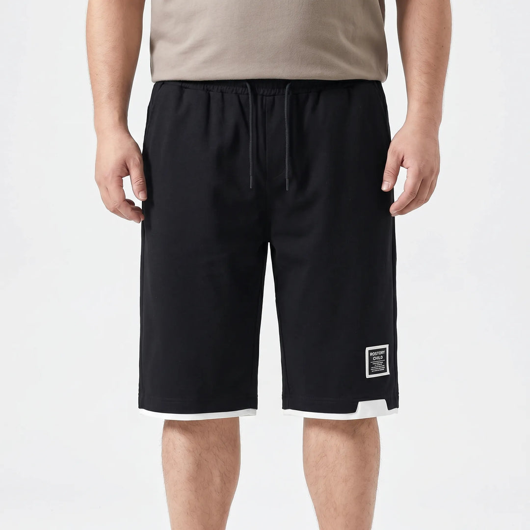 Plus-Size Drawstring Calf Shorts - Domingo