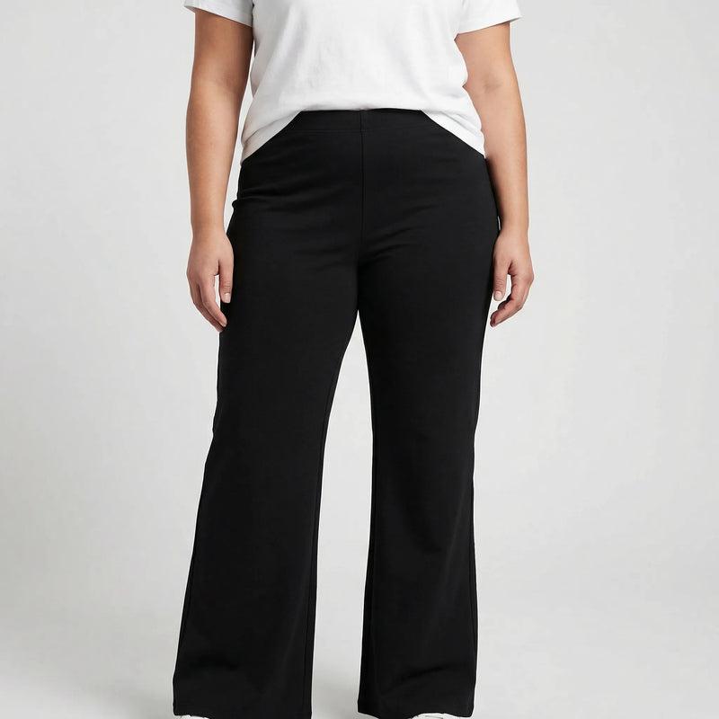 Plus-Size Flared Bell-Bottom Trousers - Jennifer