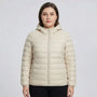 Plus-Size Insulated Zip-Up Jacket - Rose