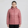 Plus-Size Insulated Zip-Up Jacket - Rose