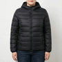 Plus-Size Insulated Zip-Up Jacket - Rose