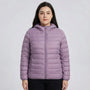 Plus-Size Insulated Zip-Up Jacket - Rose