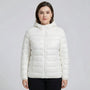 Plus-Size Insulated Zip-Up Jacket - Rose
