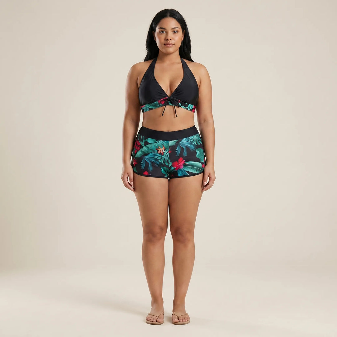 Plus-Size Separate Design Bikini Set - Sara