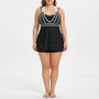 Plus-Size Swim Dress With Built-In Shorts - Laura