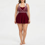 Plus-Size Swim Dress With Built-In Shorts - Laura