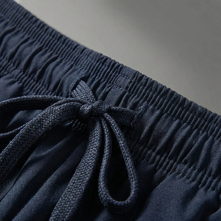 Plus Size Athletic Drawstring Shorts - Julian