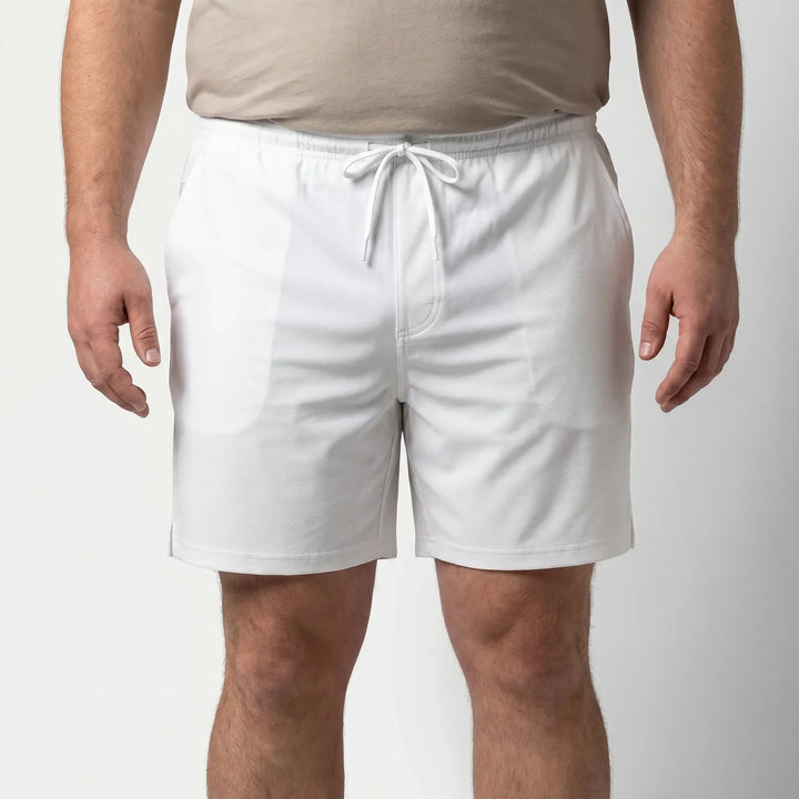 Plus Size Athletic Drawstring Shorts - Julian