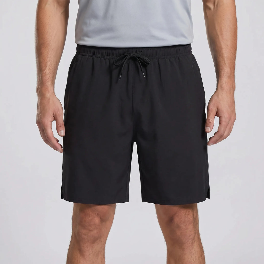 Plus Size Athletic Drawstring Shorts - Julian