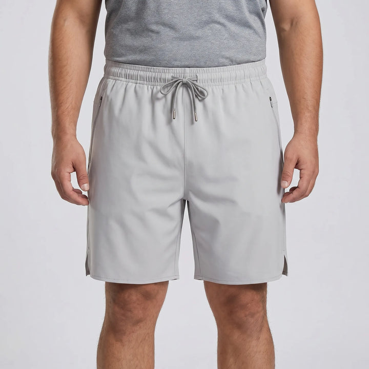 Plus Size Athletic Drawstring Shorts - Julian