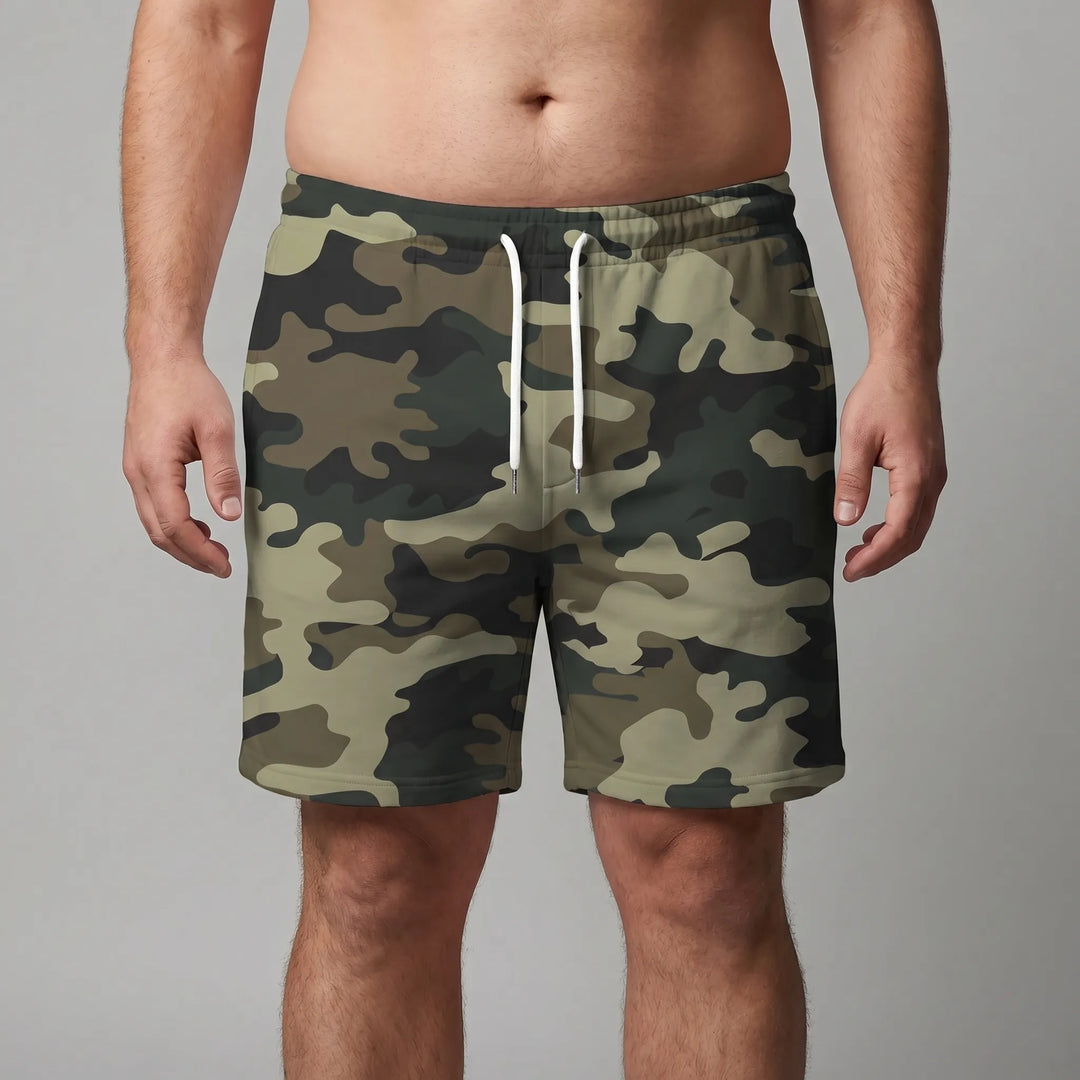 Plus Size Athletic Leisure Shorts - Christopher