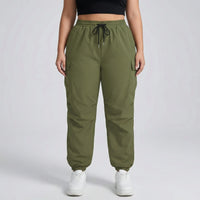 Plus Size Cargo Jogger Pants - Terri
