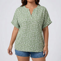 Plus Size Casual Button Shirt - Janie