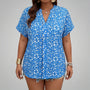 Plus Size Casual Button Shirt - Janie