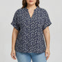 Plus Size Casual Button Shirt - Janie
