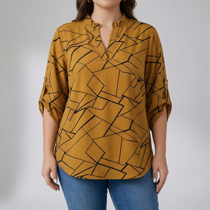 Plus Size Casual Fashion Top - Dawn
