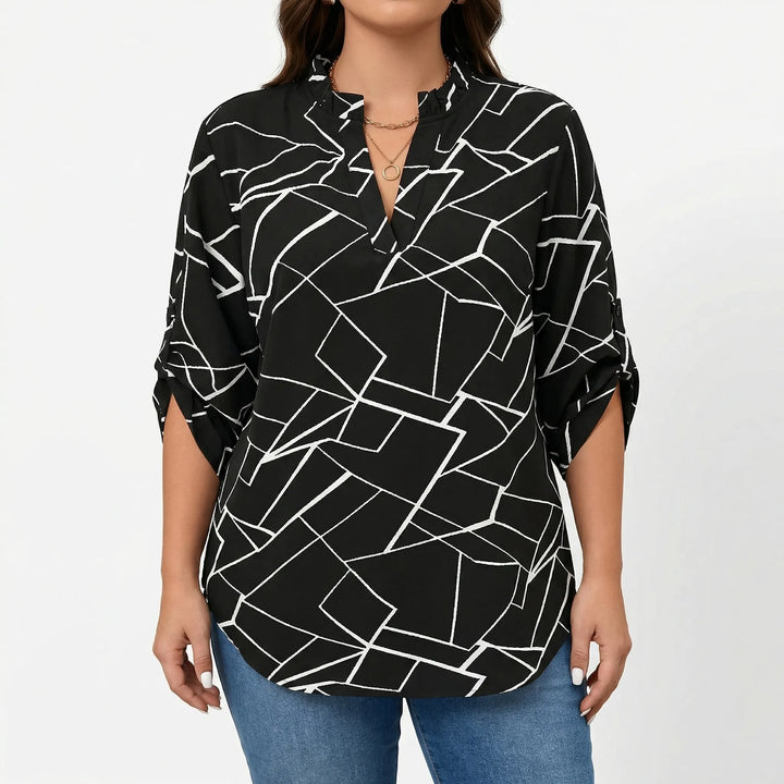 Plus Size Casual Fashion Top - Dawn