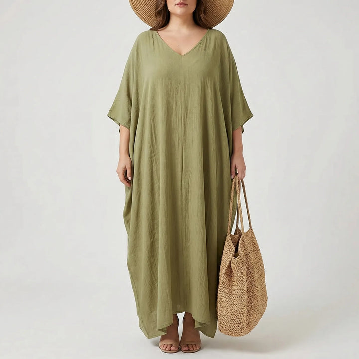 Plus Size Casual Summer Kaftan - Vanessa