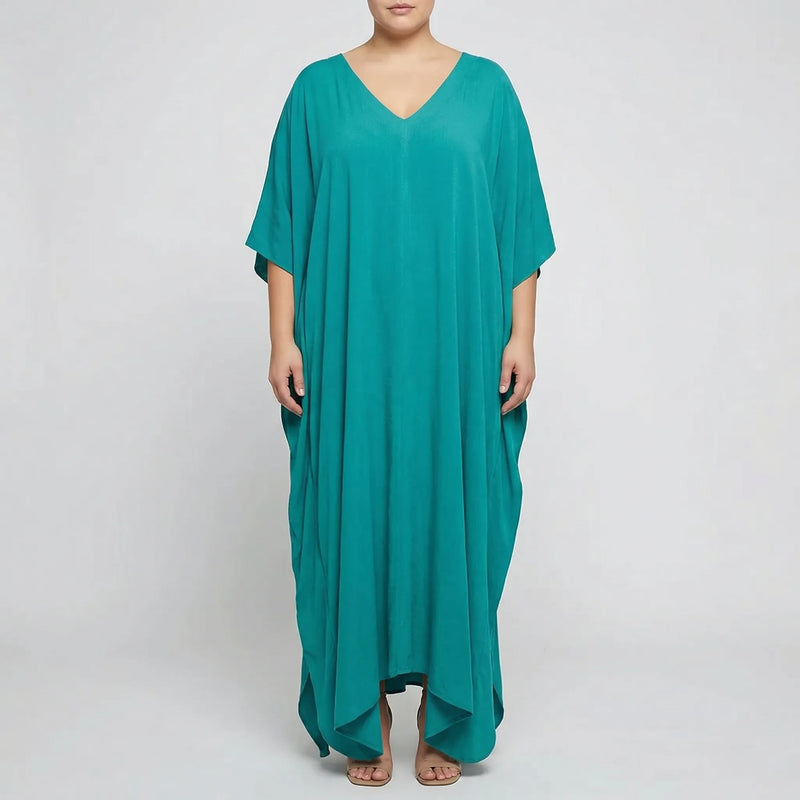Plus Size Casual Summer Kaftan - Vanessa