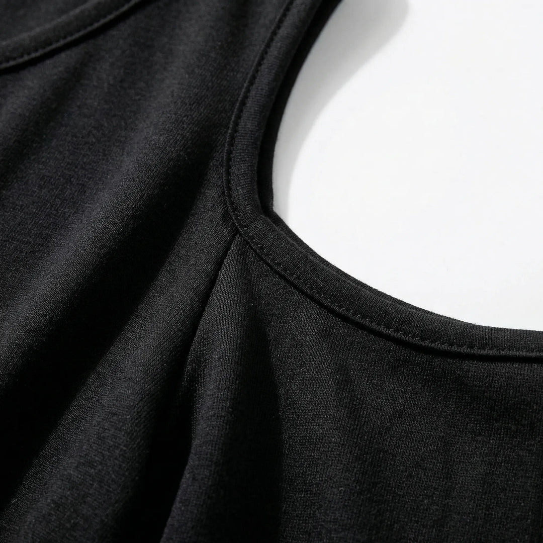 Plus Size Cold Shoulder Knee Dress - Terri