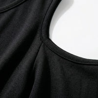 Plus Size Cold Shoulder Knee Dress - Terri