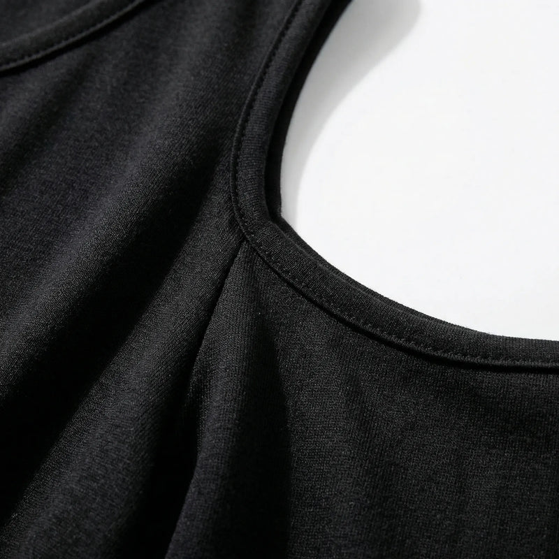 Plus Size Cold Shoulder Knee Dress - Terri