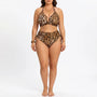 Plus Size Halter Bikini Set - Leticia