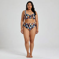 Plus Size High-Waist Bikini Set - Amanda