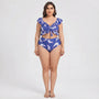 Plus Size High Waist Bikini Set - Jeanette