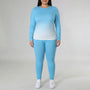 Plus Size Long Sleeve Lounge Suit - Lindsay