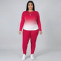 Plus Size Long Sleeve Lounge Suit - Lindsay