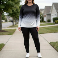 Plus Size Long Sleeve Lounge Suit - Lindsay