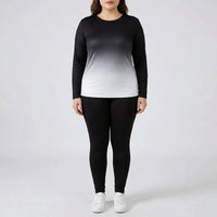 Plus Size Long Sleeve Lounge Suit - Lindsay
