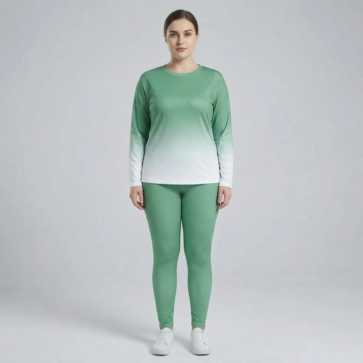 Plus Size Long Sleeve Lounge Suit - Lindsay