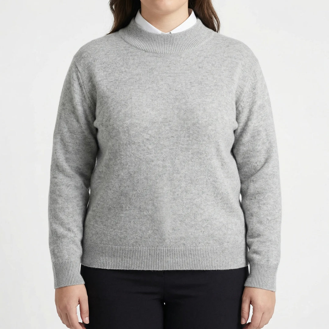 Plus Size Long Sleeve Sweater - Delia