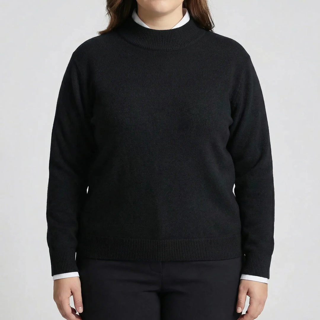 Plus Size Long Sleeve Sweater - Delia