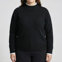 Plus Size Long Sleeve Sweater - Delia