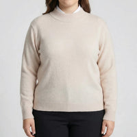 Plus Size Long Sleeve Sweater - Delia