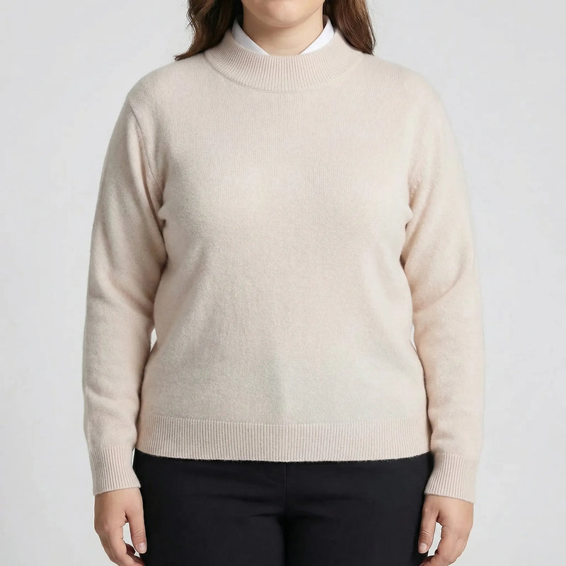 Plus Size Long Sleeve Sweater - Delia