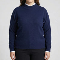 Plus Size Long Sleeve Sweater - Delia