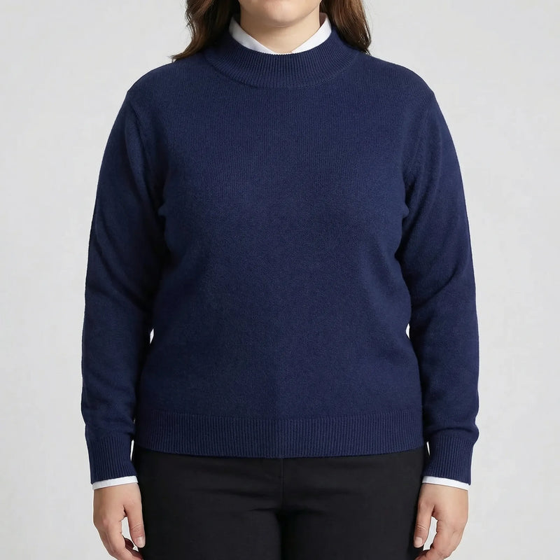 Plus Size Long Sleeve Sweater - Delia