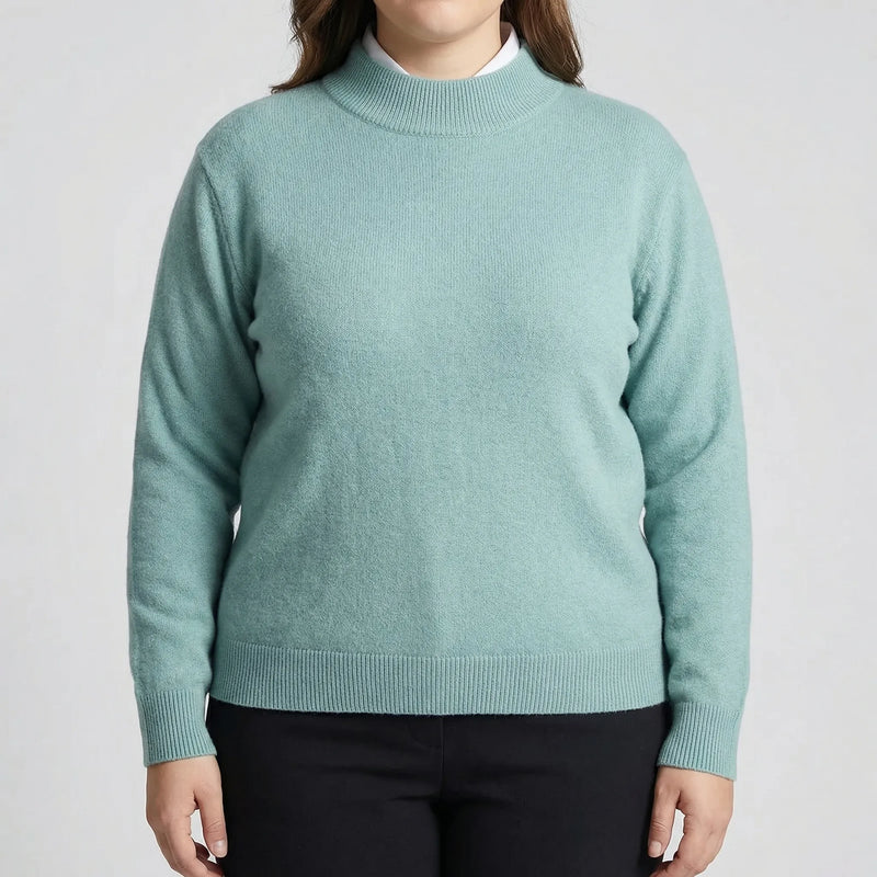 Plus Size Long Sleeve Sweater - Delia