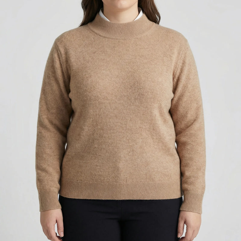 Plus Size Long Sleeve Sweater - Delia