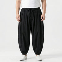 Plus Size Loose Harem-Style Trouser - Leon