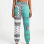 Plus Size Paisley Print Jogger Pants - Laverne
