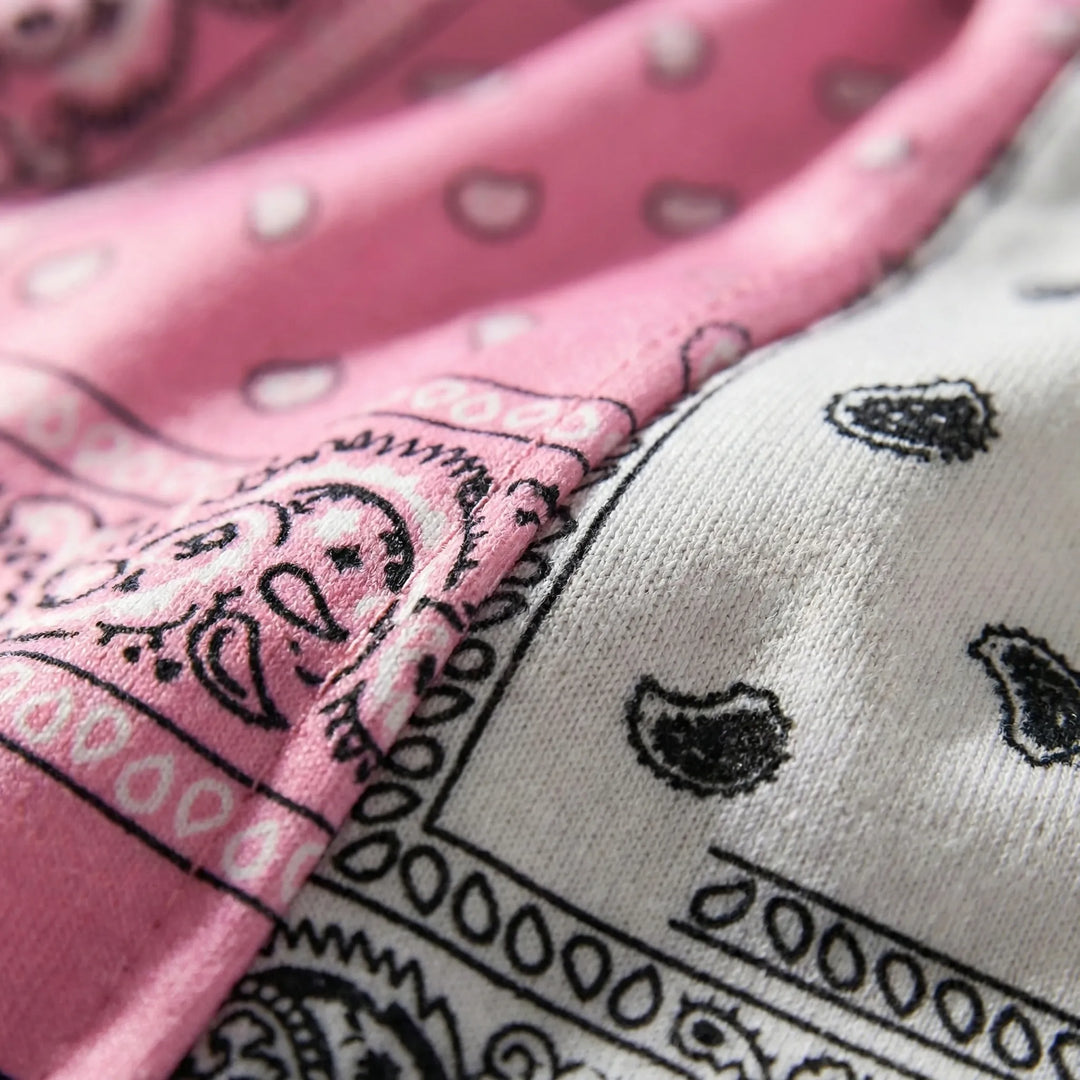 Plus Size Paisley Print Jogger Pants - Laverne